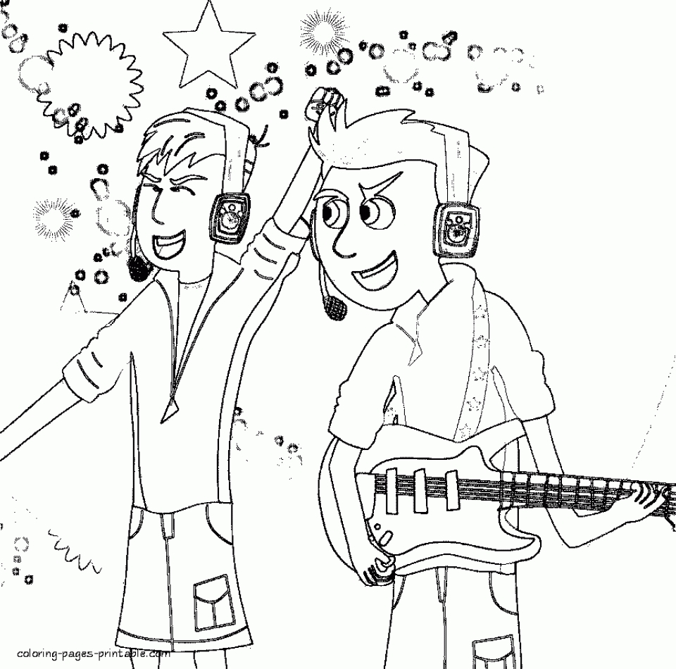 Free printable wild kratts coloring pages