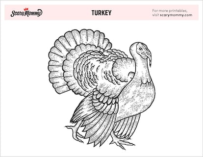 Totally terrific turkey coloring pages your kids will gobble up