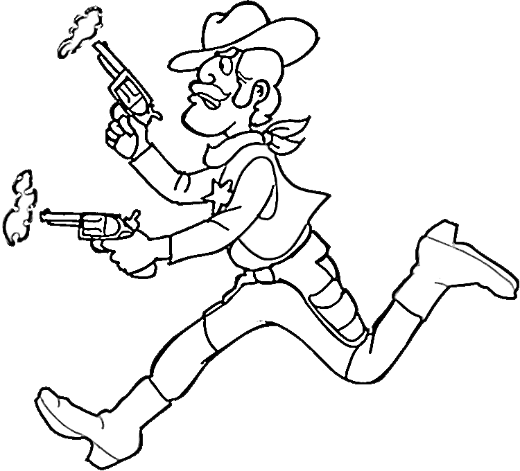 Cowboy coloring pages purple kitty