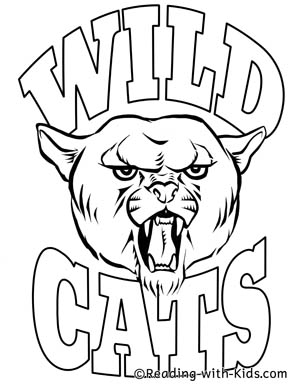 Mascot coloring pages