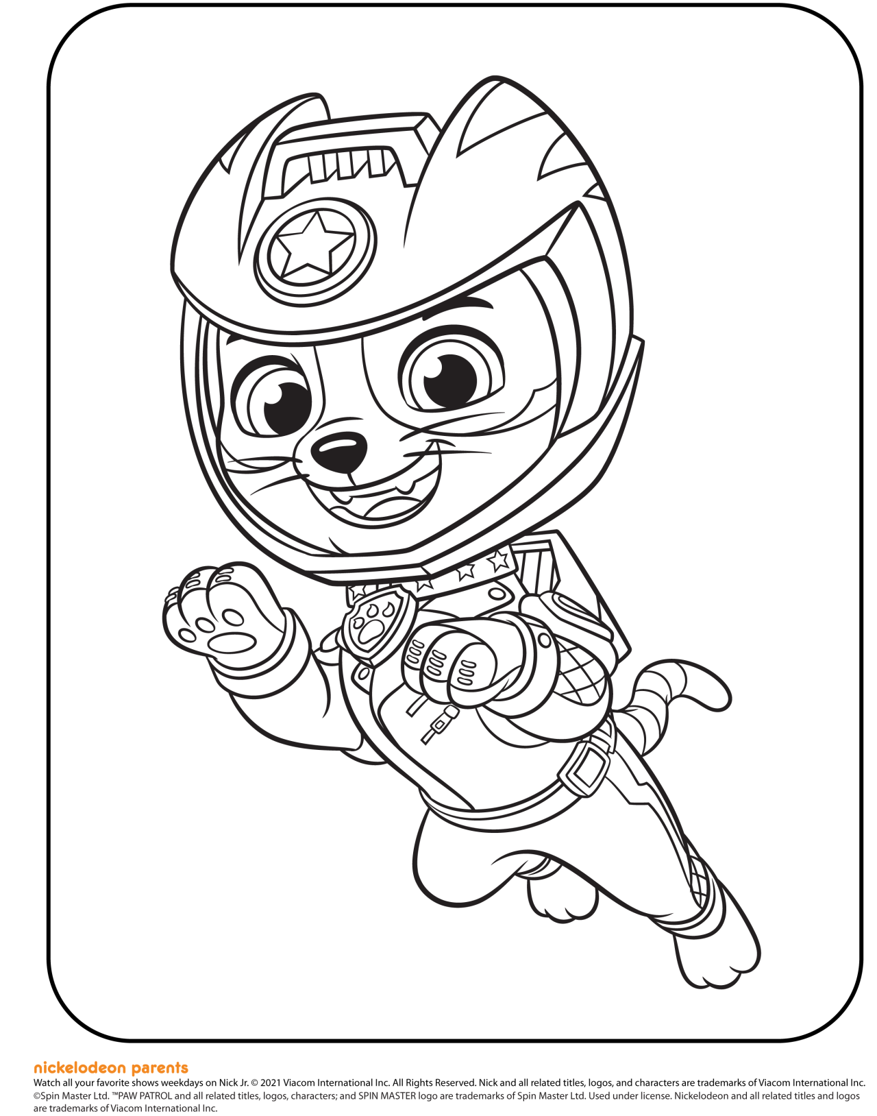 Marshall pup fanatic â found some coloring pages based on moto pups