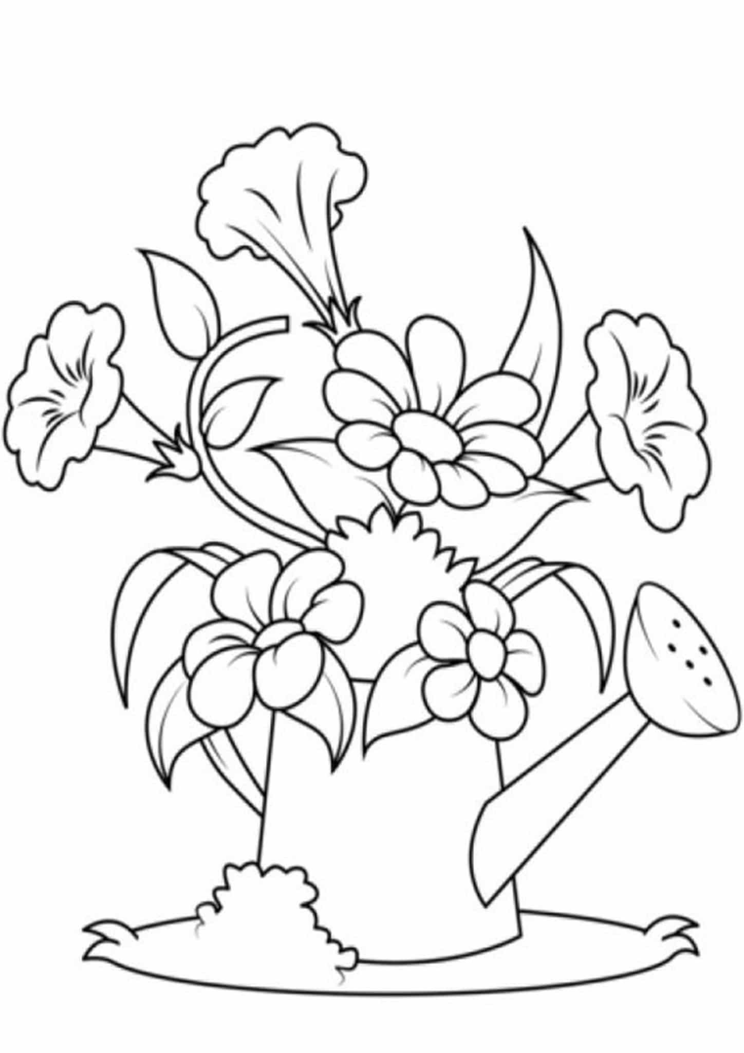 Free easy to print flower coloring pages garden coloring pages flower coloring pages coloring pages