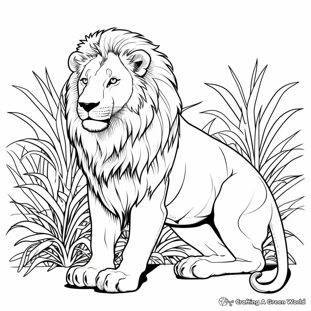 Wild animal coloring pages