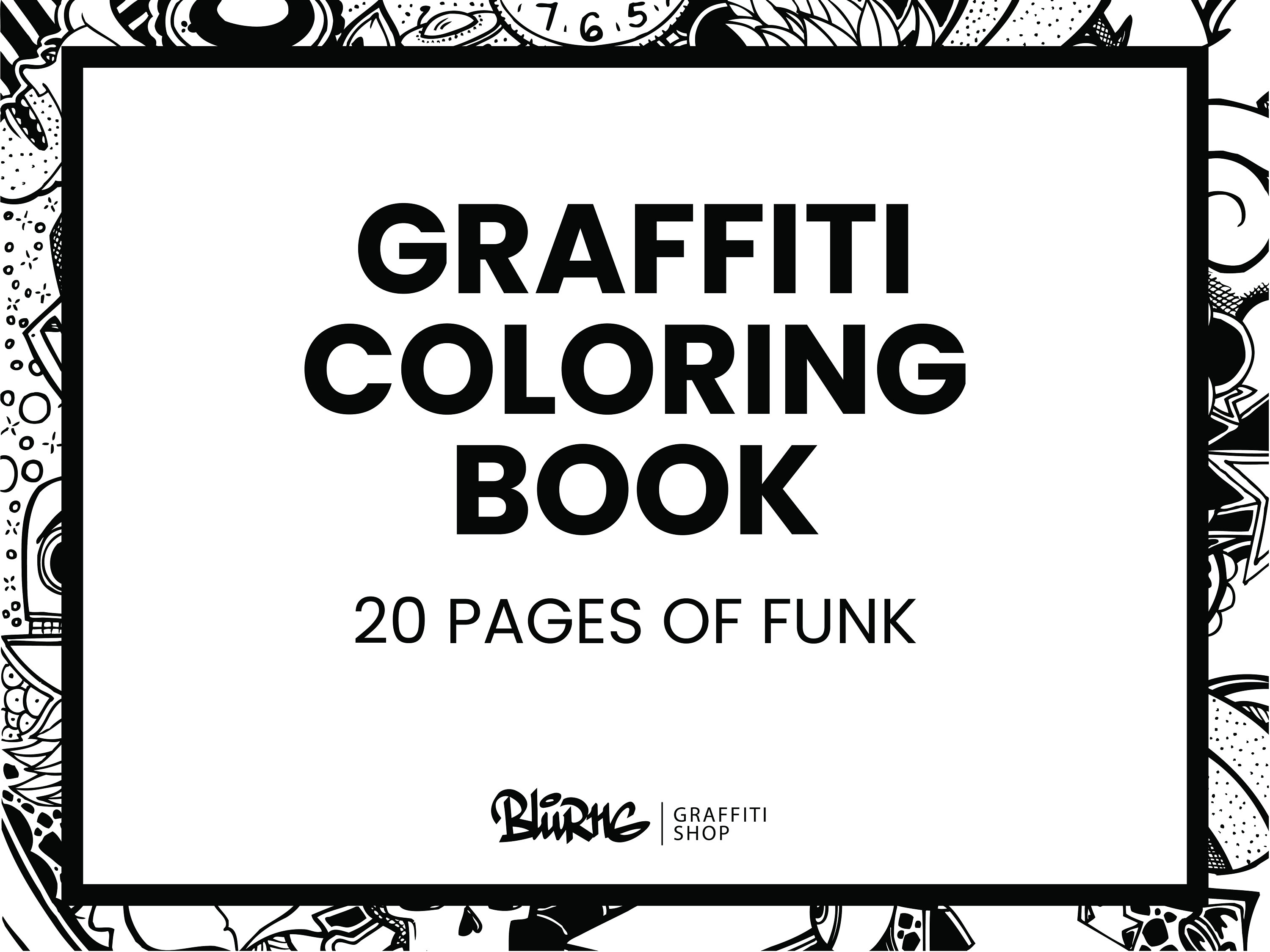 Graffiti coloring