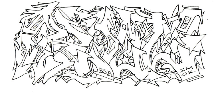 Draw graffiti letters wild style graffiti letters