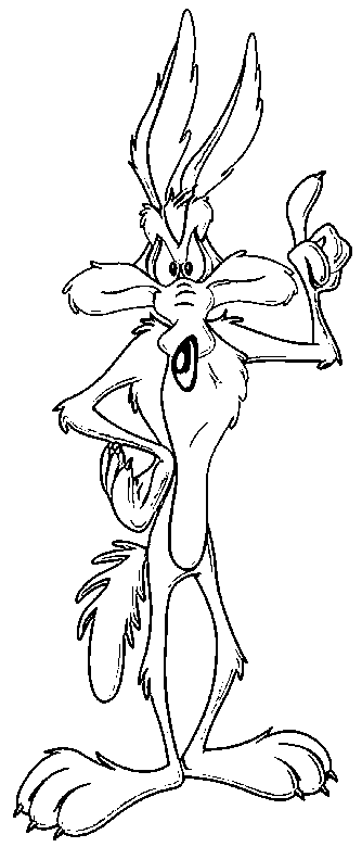 Road runner coloring pages