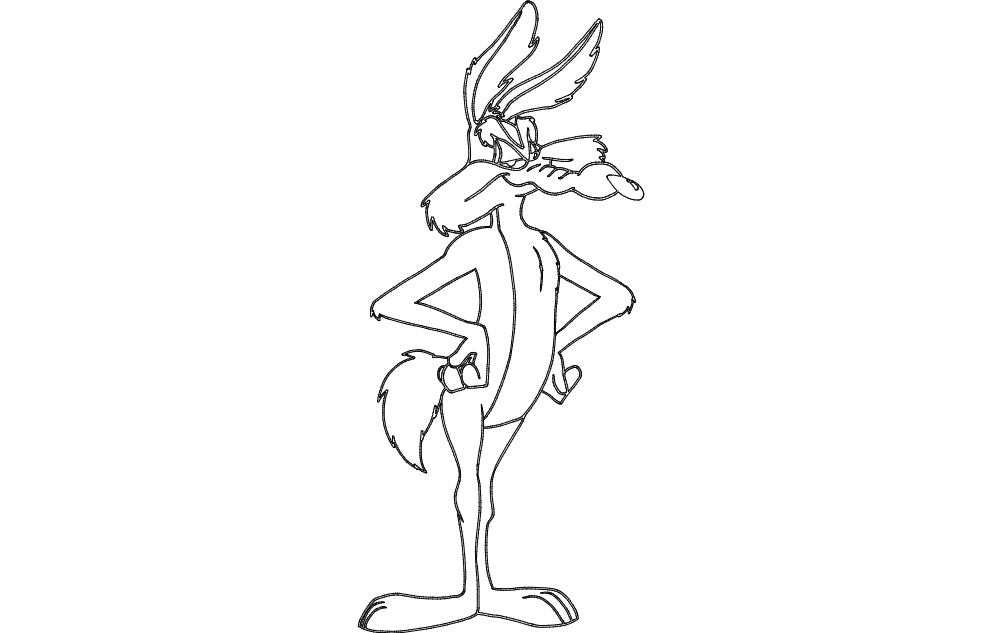 Wile e yote dxf file free download