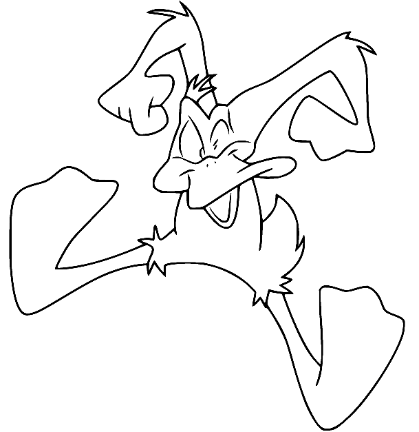 Daffy duck coloring pages printable for free download