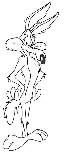 Wile e coyote cartoon coloring pages coloring pages disney coloring pages