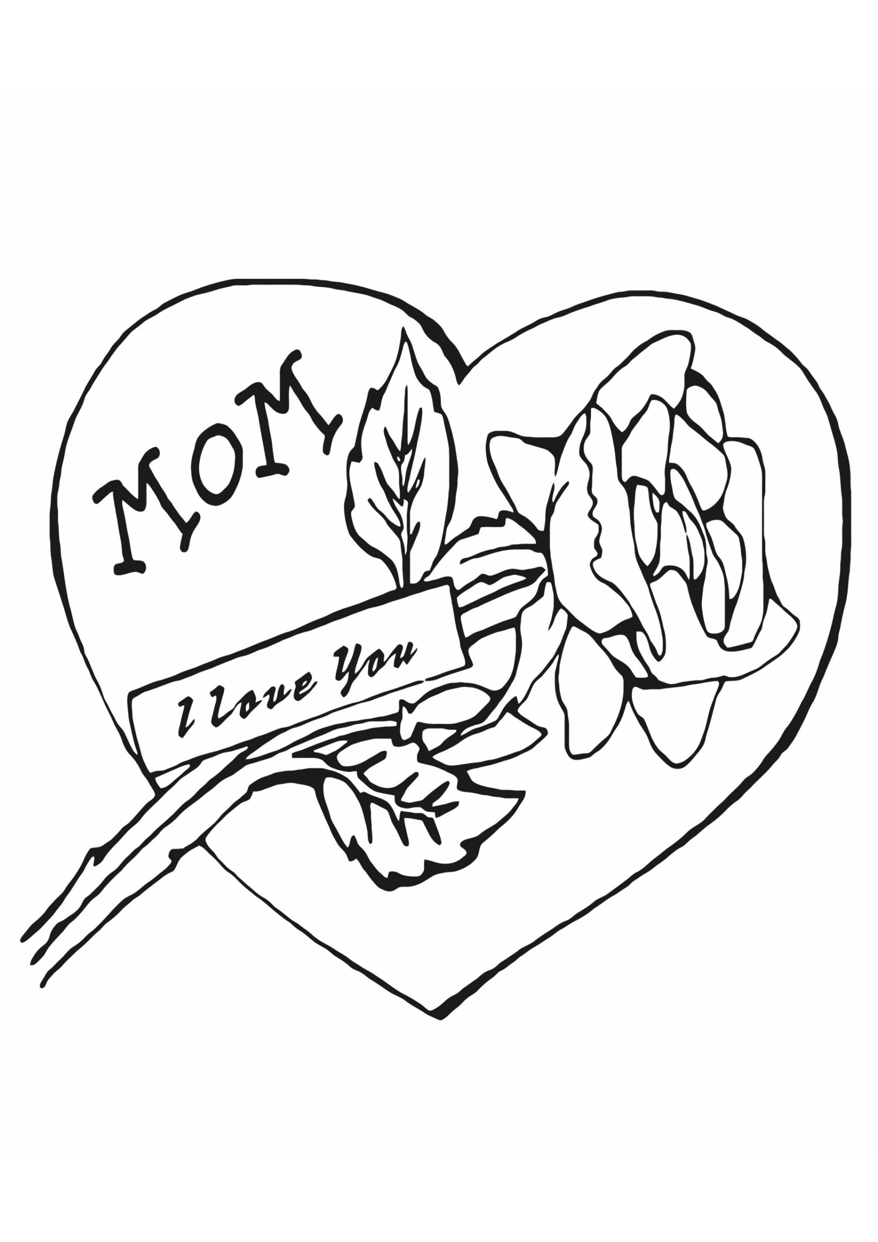 Be my valentine coloring page