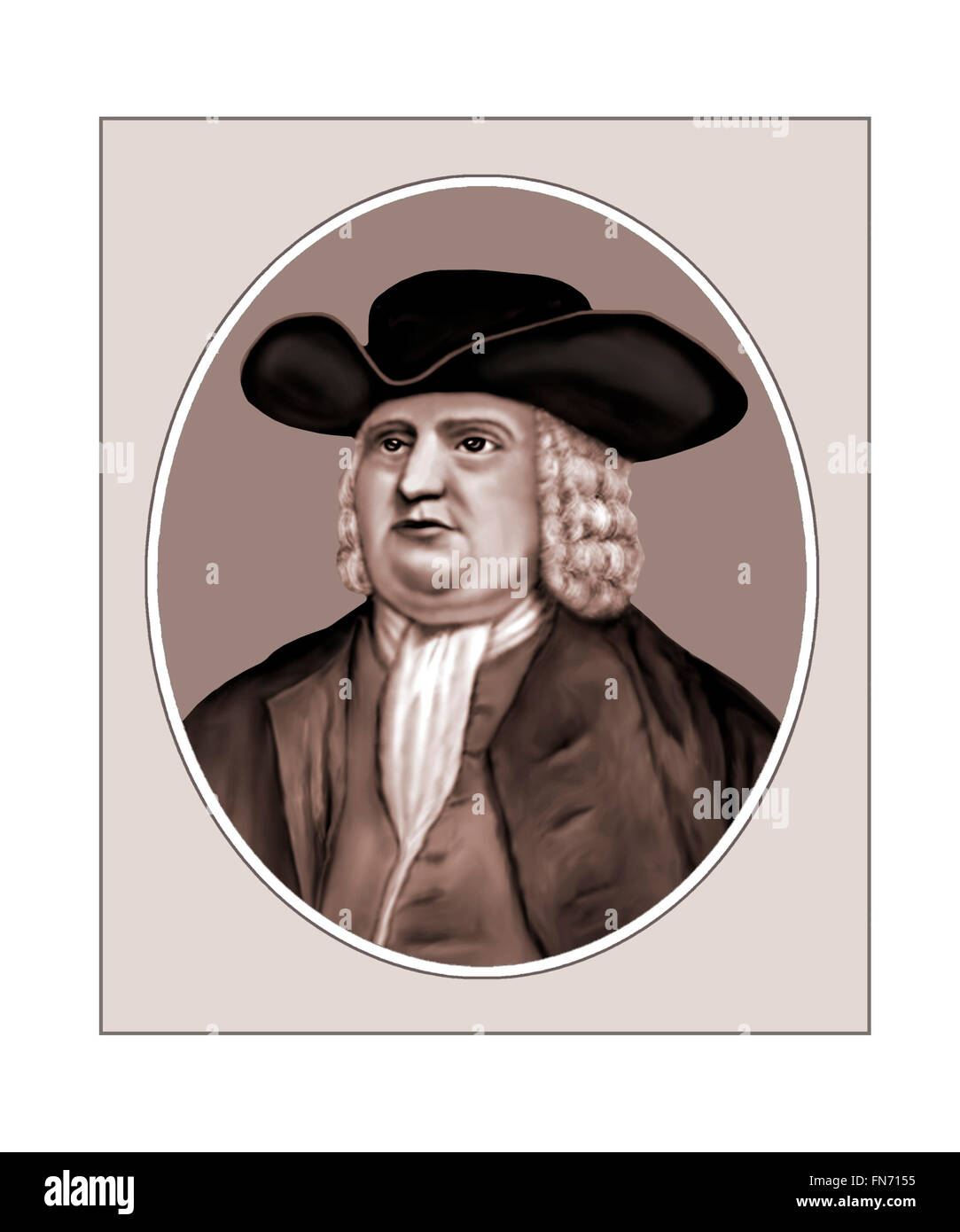 William penn cut out stock images pictures