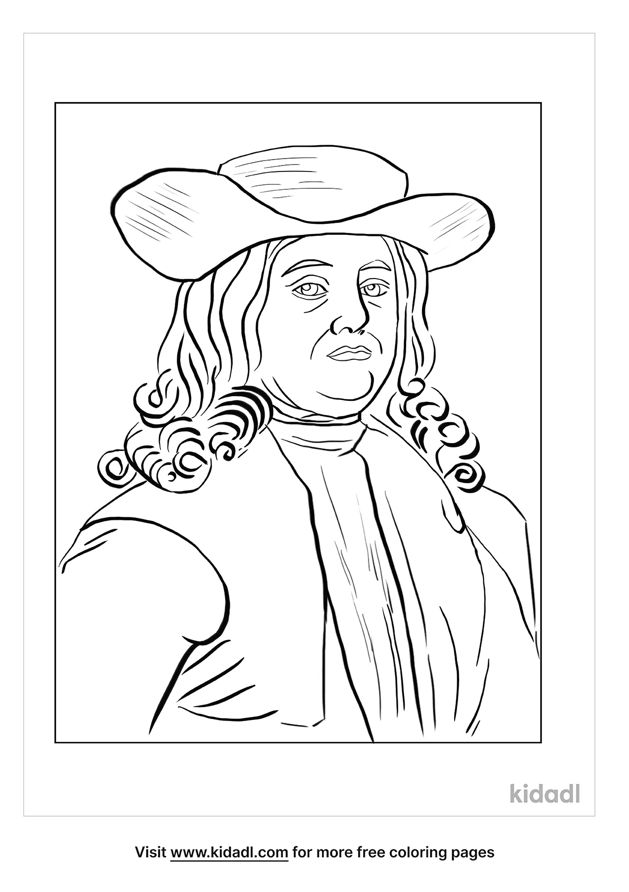 Free william penn coloring page coloring page printables