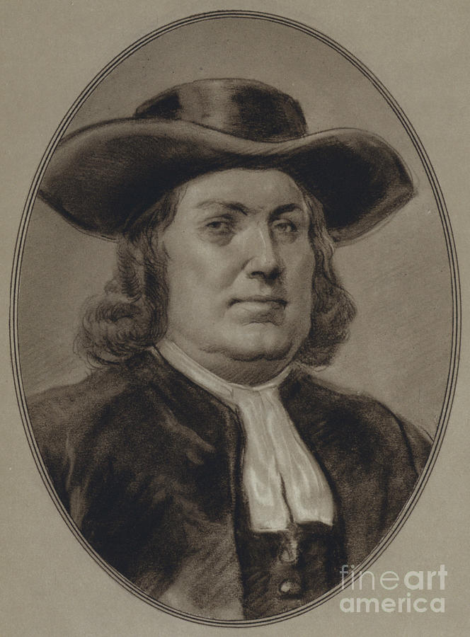 Portraits of american statesmen william penn painting by gordon ross