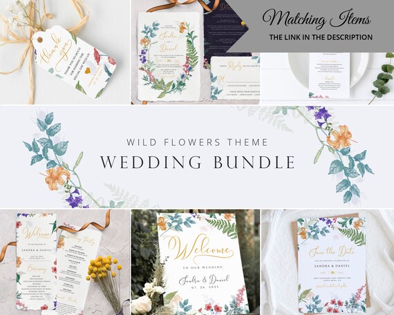 Wilde blumen hochzeit willkommensschild bearbeitbares willkommensschild vorlage sofortiger download druckbares willkommensschild hochzeit willkommensschild