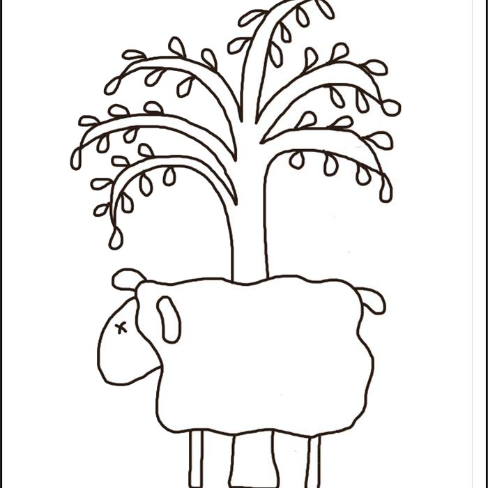 Sheep coloring pages â sheep to color