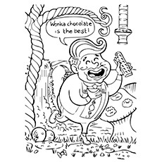 Top charlie and the chocolate factory coloring pages