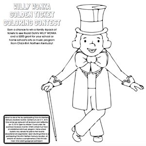 The carnegie on x our golden ticket giveaway with our partners at cfacincynky is underway were hosting a coloring contest for kids ages under in preparation for willy wonka download