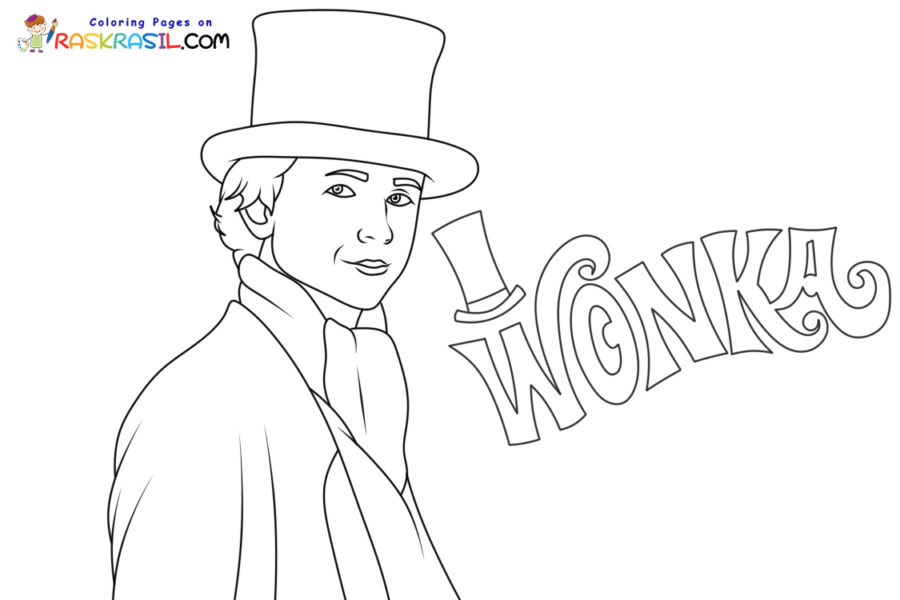 Wonka coloring pages