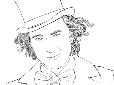 Gene wilder â willy wonka by laura serra on