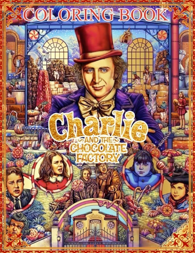 Charlie and the cholate factory loring book an interesting loring book for kids to relax and relieve with many ol illustrations of charlie and the cholate factory pires nuno books