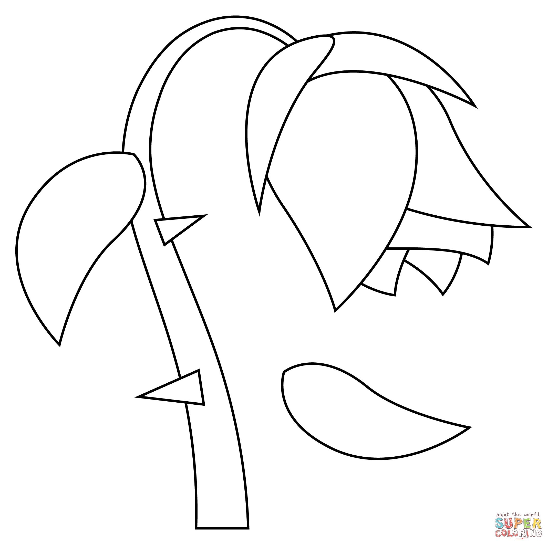 Wilted flower coloring page free printable coloring pages