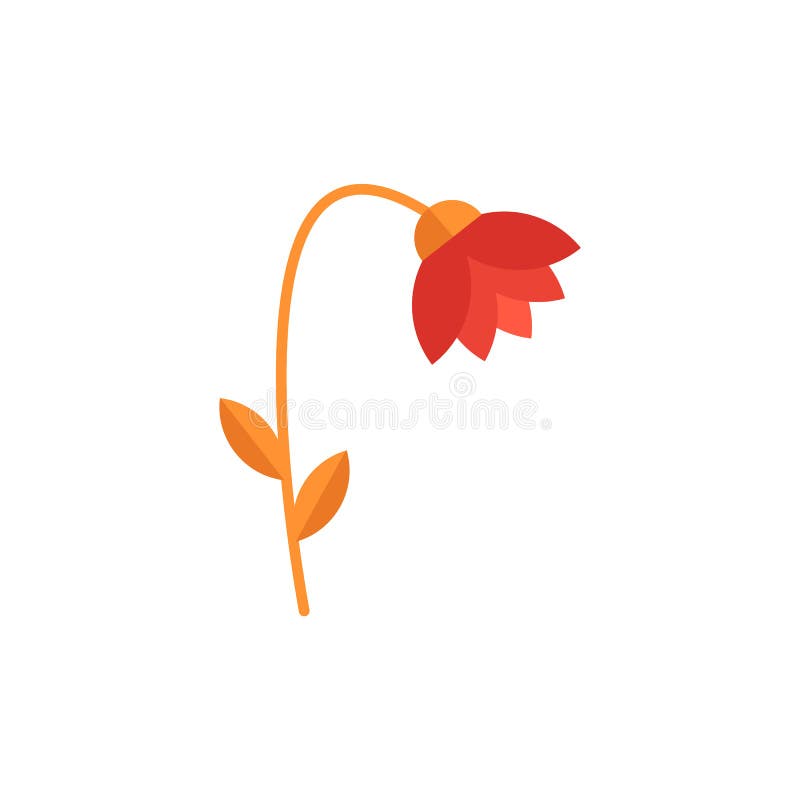 Drooping flower stock illustrations â drooping flower stock illustrations vectors clipart