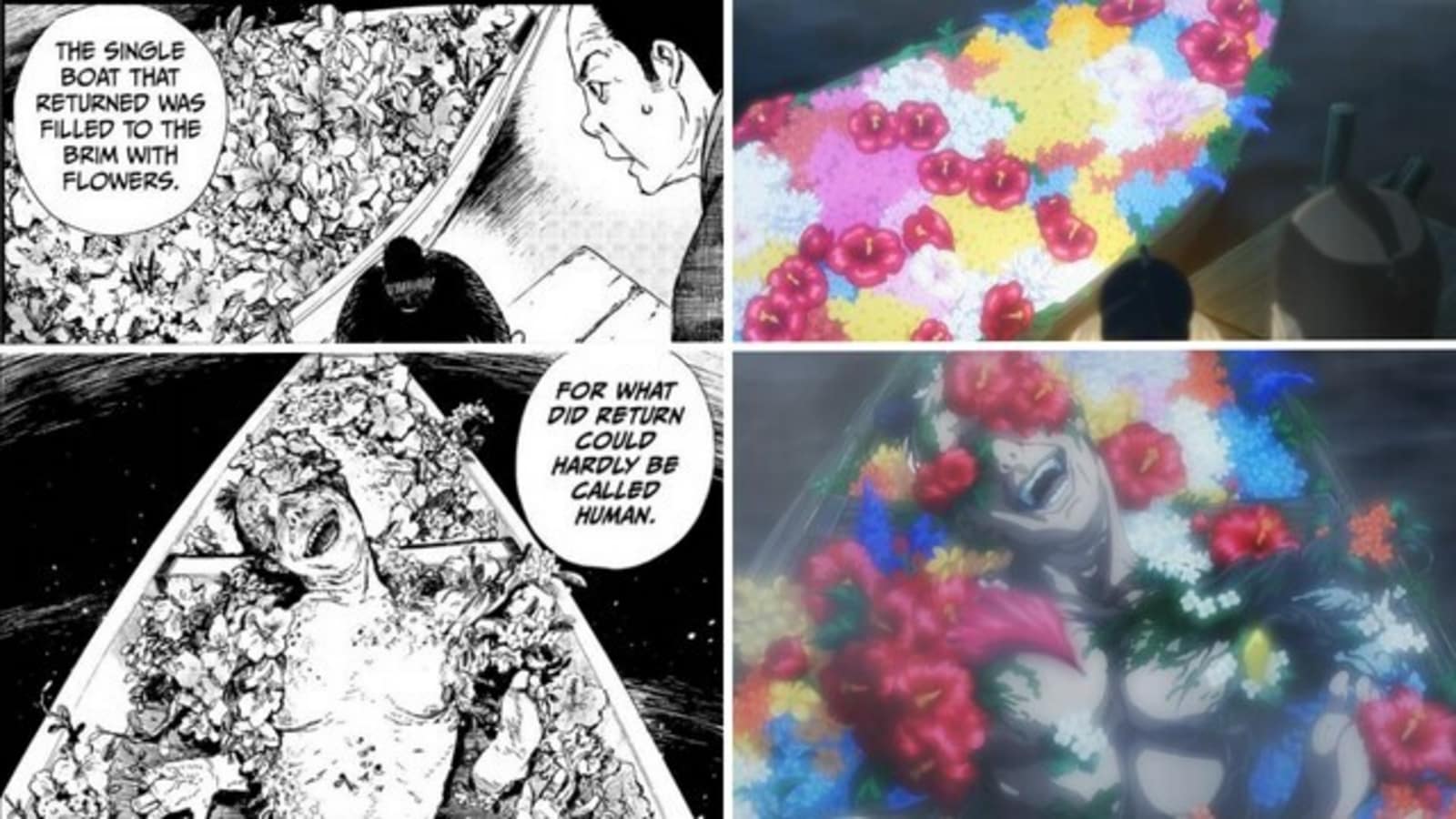 Hells paradise manga vs anime