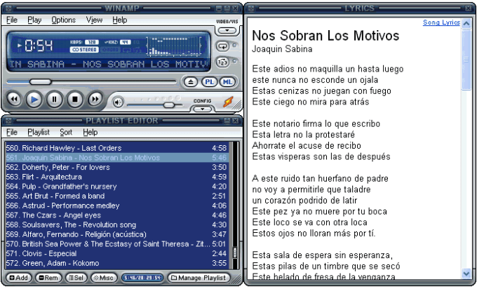 Download lyrics plugin for winamp for windows