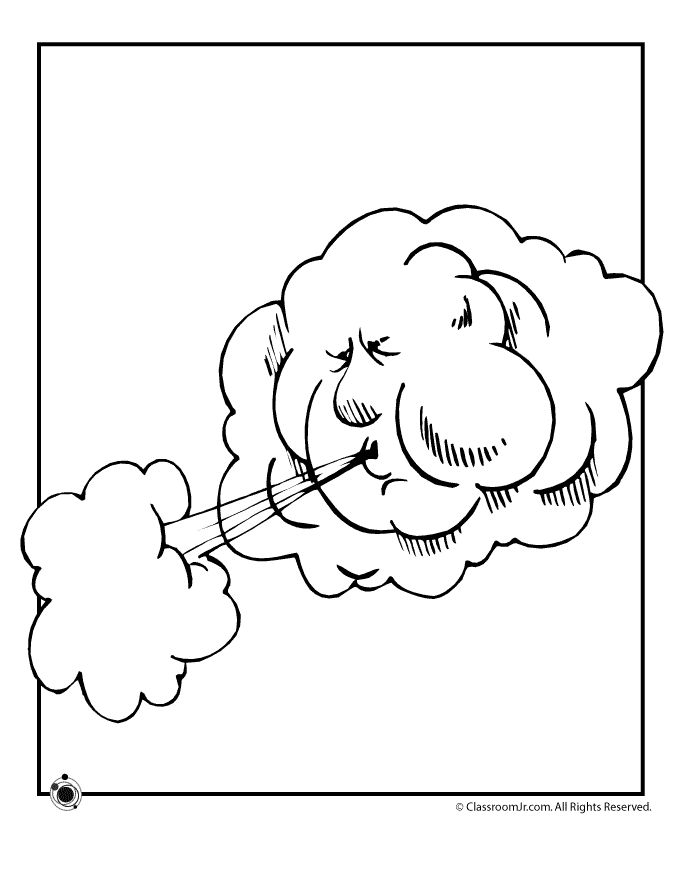 Weather coloring pages