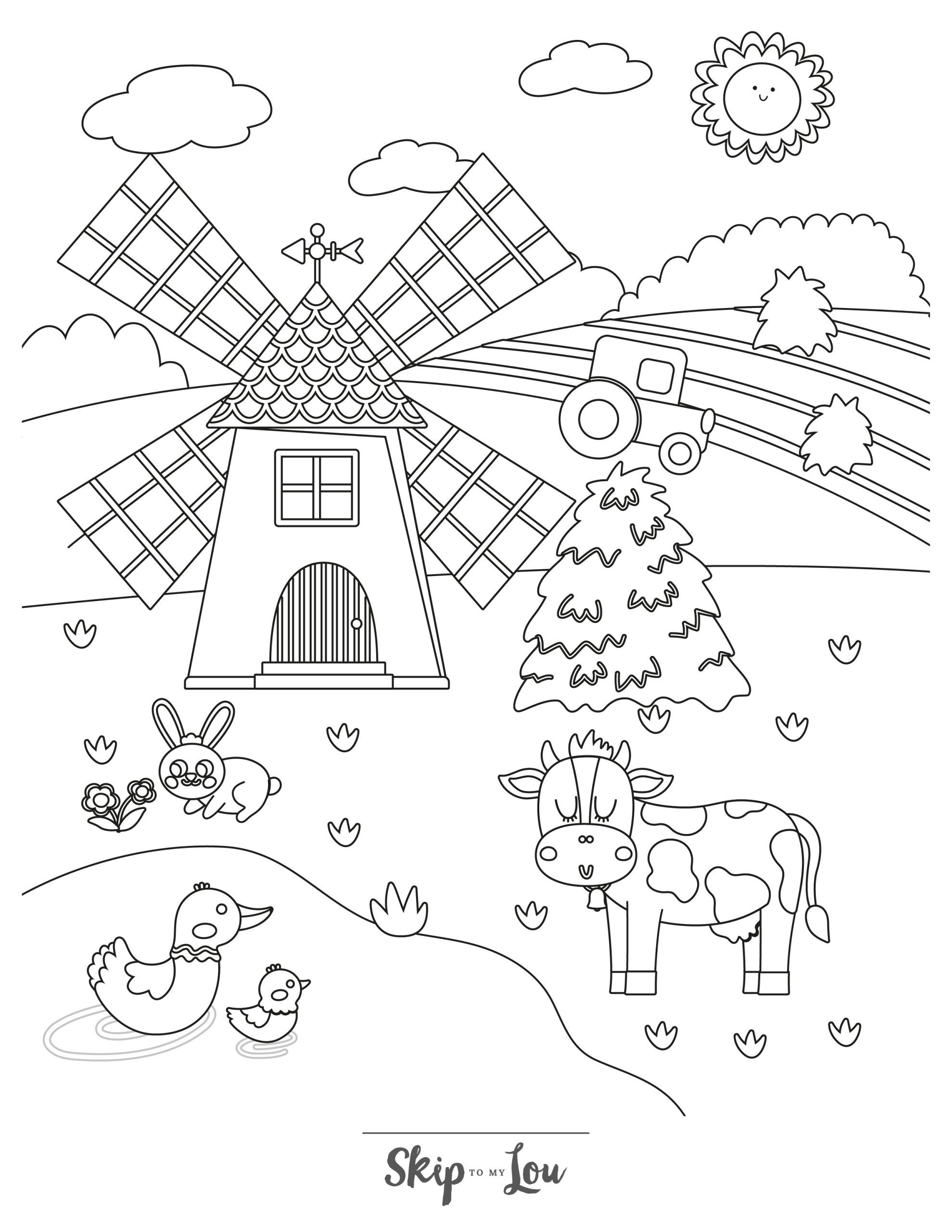 Farm coloring pages free printables to download skip to my lou