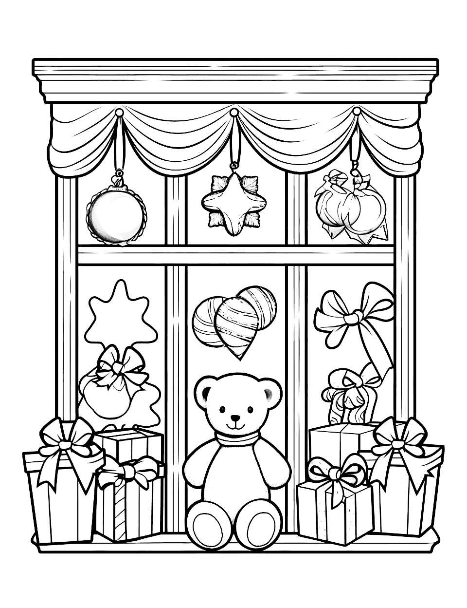 Christmas coloring pages free printable sheets