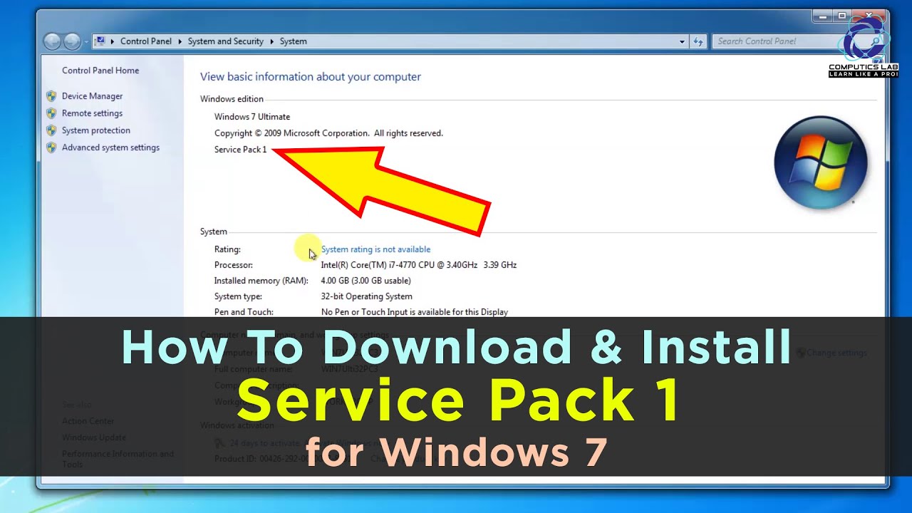windows service pack 1 64 bit download