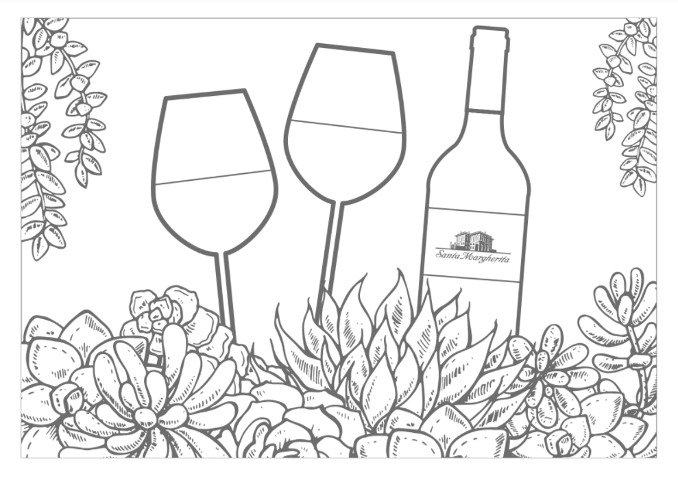 Celebrate national coloring book day with wine coloring pages rural mom