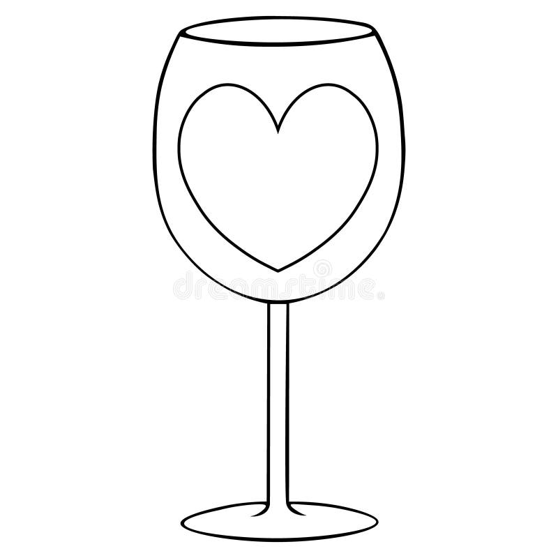 Wine glass coloring book stock illustrations â wine glass coloring book stock illustrations vectors clipart