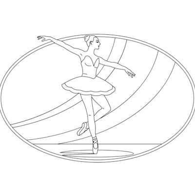 Free ballerina coloring pages you can print from home