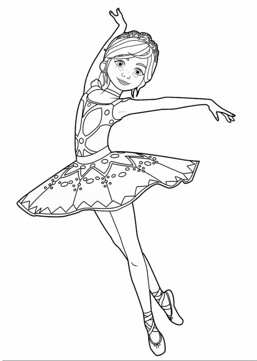 Ballerina coloring pages printable for free download