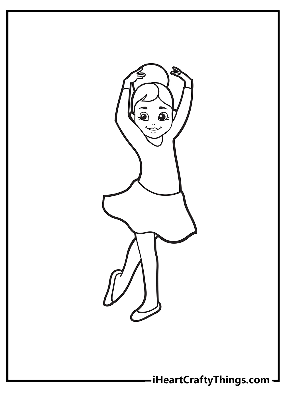 Ballerina coloring pages free printables