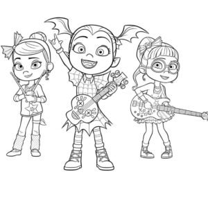 Vampirina coloring pages printable for free download