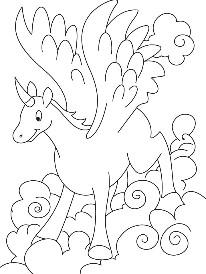 Flying unicorn coloring pages download free flying unicorn coloring pages for kids best coloring pages