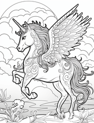 Color craftables coloring pages mythical creatures