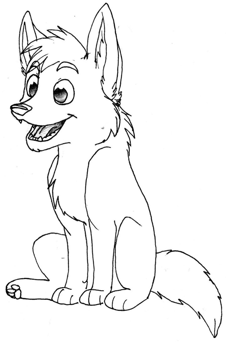 Free printable wolf coloring pages for kids