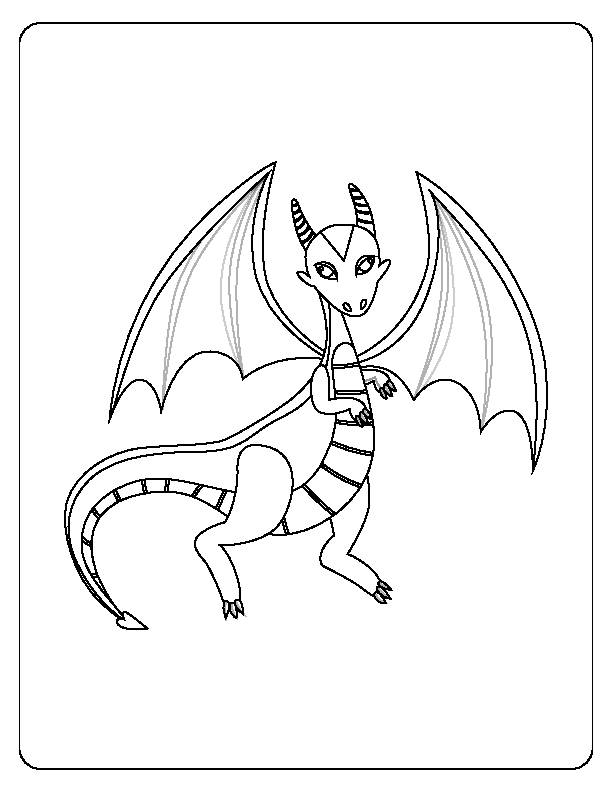 Dragon coloring pages for kids printable coloring pages for children boys and girls digital download