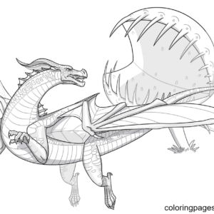 Wings of fire coloring pages printable for free download