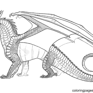 Wings of fire coloring pages printable for free download