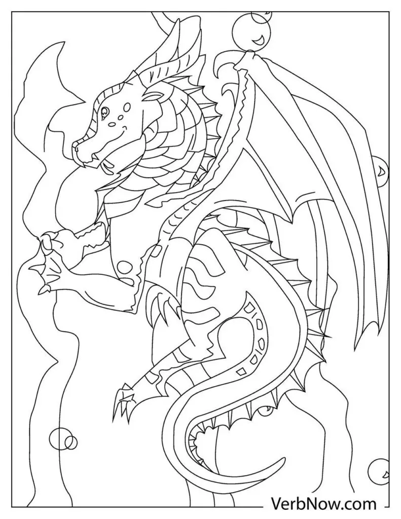 Free wings of fire coloring pages book for download printable pdf