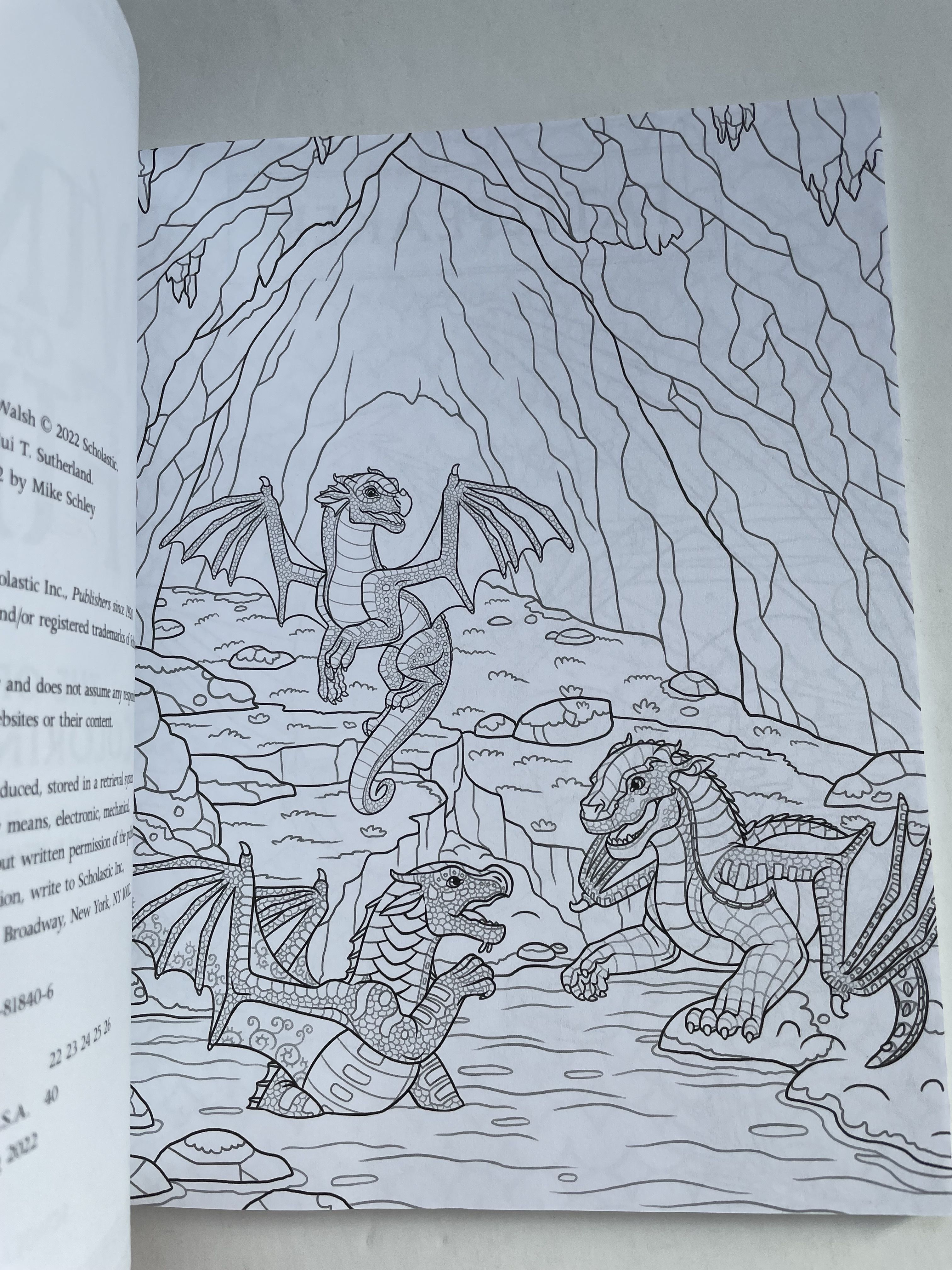 Wings of fire the official coloring book by based on series by tui t sutherland