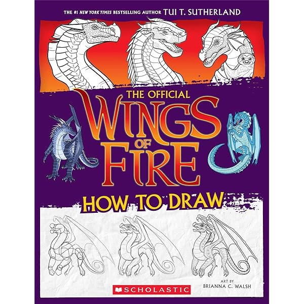 Official wings of fire coloring book walsh brianna c sutherland tui t books