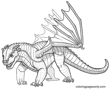 Wings of fire coloring pages