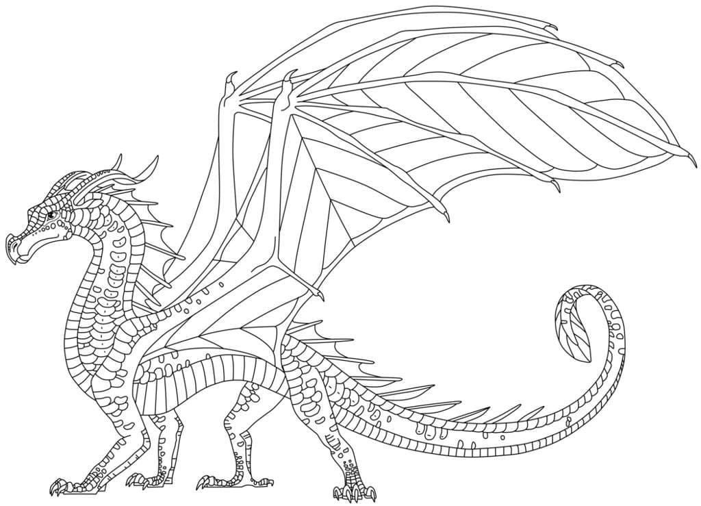 Wings of fire coloring pages pictures free printable