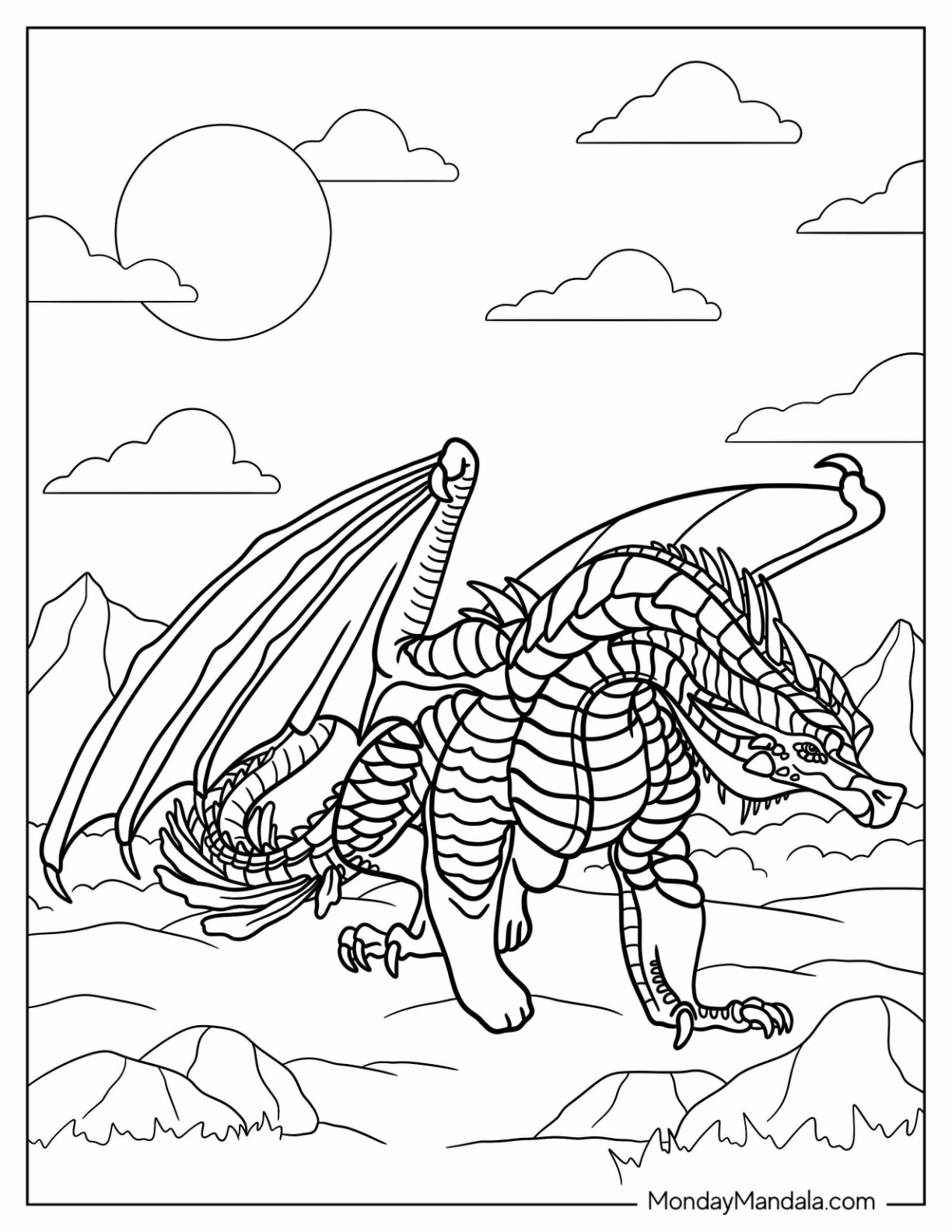 Wings of fire coloring pages free pdf printables